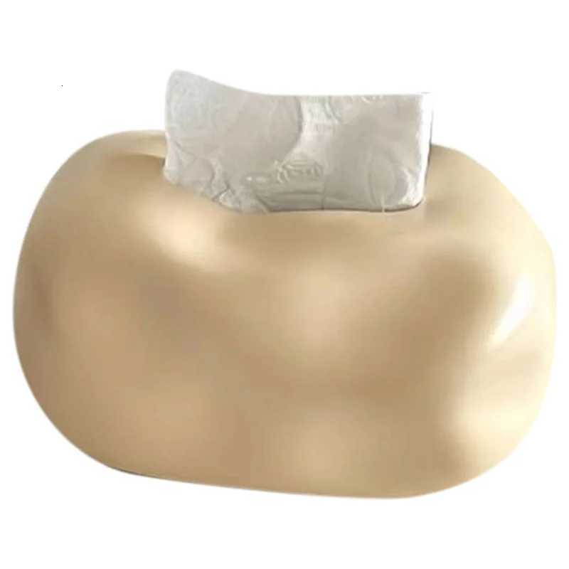 A84X-Tissue Box Decoration Tissue Box Advanced Napkin Holder Living Ro Dining Table Case Household Tissue Storage Box H251201