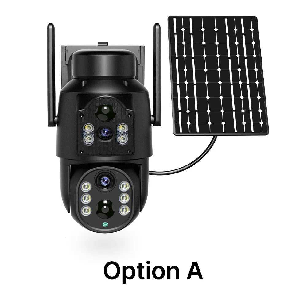 WONSDAR Wireless Solar Camera Outdoor WiFi PTZ Camera Built-in Battery PIR Detection Video Surveillance Long Time Standby iCsee C251202