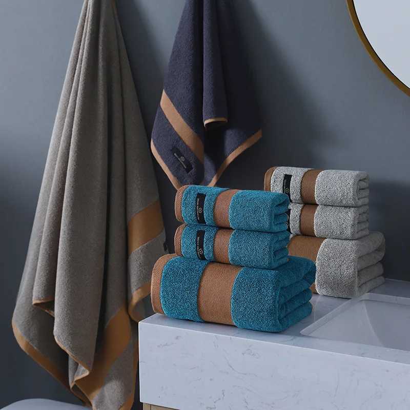 Soft Luxury Premium Cotton Towels Bath Towel Thick Solid Color Adult Household Use All Cotton Absorbent Face Towel Bath Towel Y251202