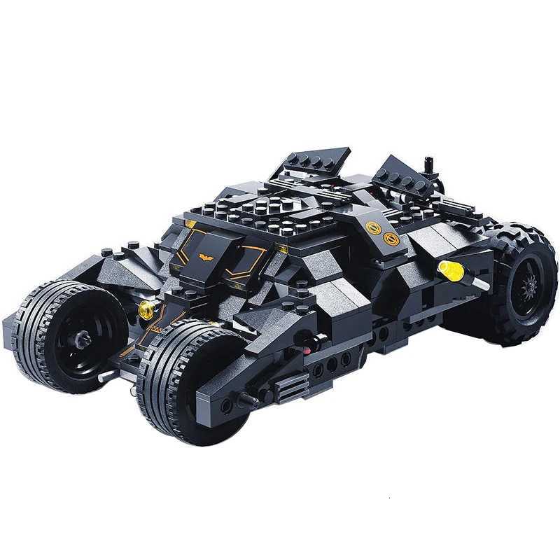 Superhero Night Knight Bat VS Joker Quinn Supercar Action Figure Building Blocks Sets Movie Model Bricks Kids Toys Gifts C251203