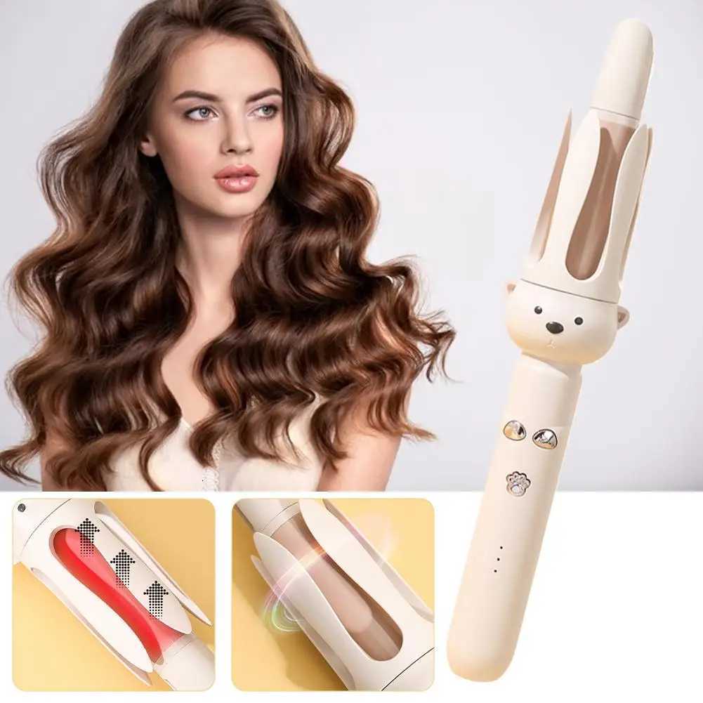 Autatic Hair Curler 28mm Negative Ions Electric Ceramic Styler Curl Curling Hair Curling Iron Stick Anti-Tangle Waves Rot B7T9 C251202