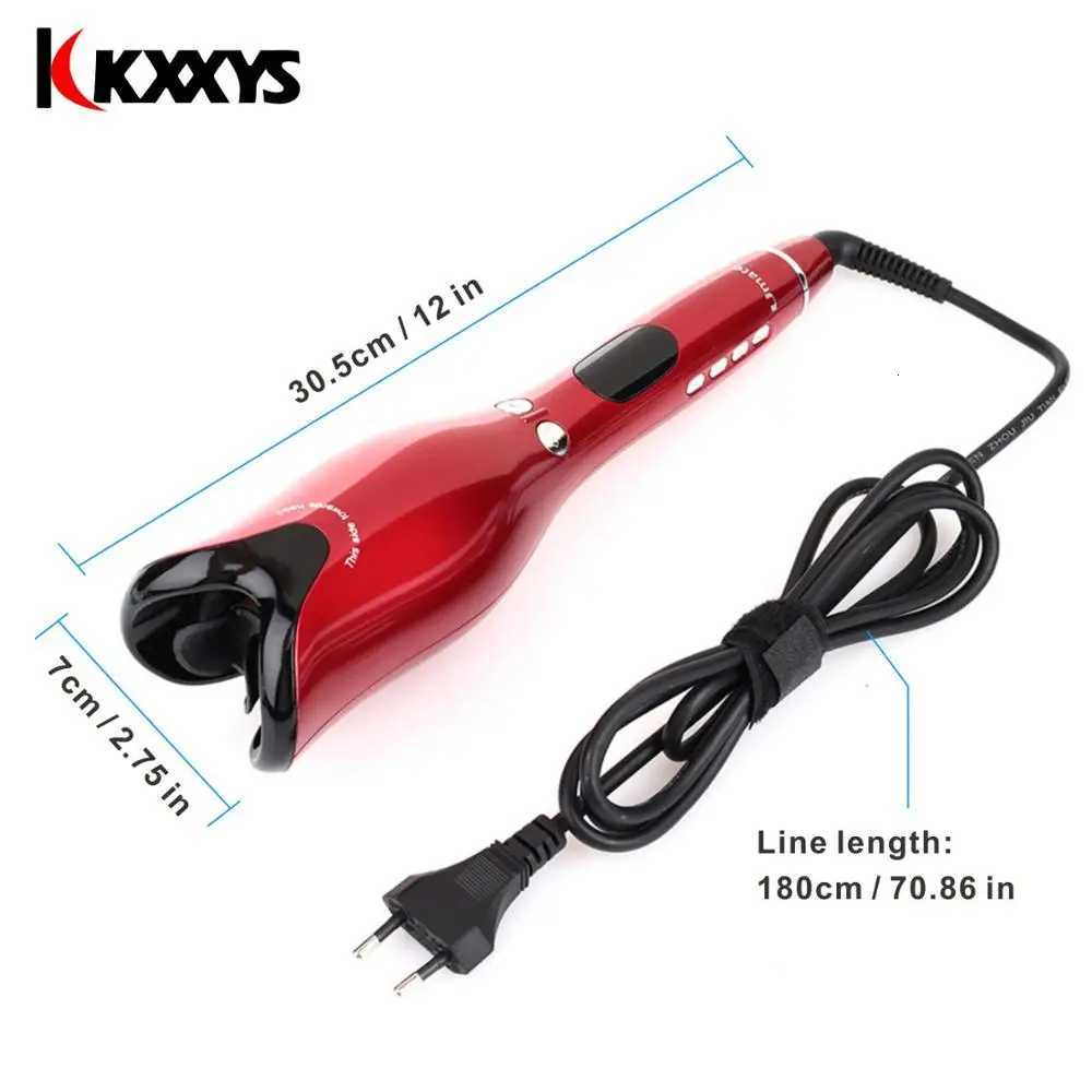 Autatic Hair Curling Iron Air Curler Wand Curl 1 Inch Rotating Magic Salon Auto Curlers LCD Display C251202