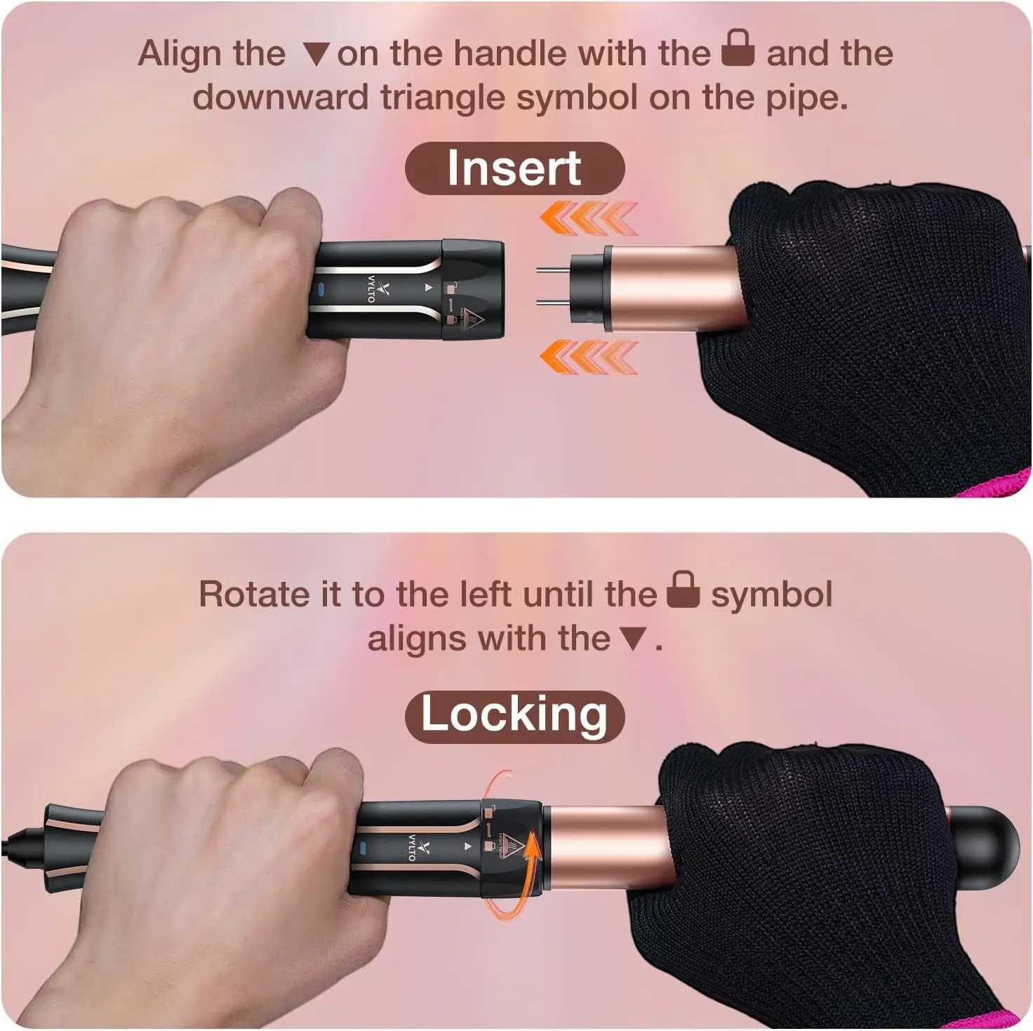 2 in 1Curling Wand Set with Hair Straightener 3 Barrels Hair Crimper Curling Iron 2 Temps Fast Heat Hair Waver Curler C251202