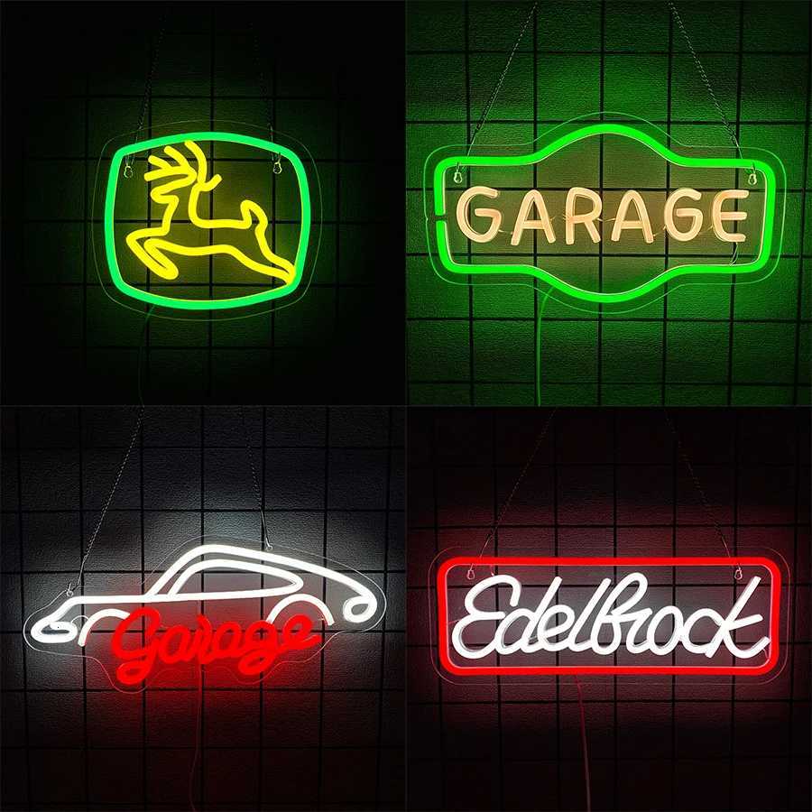 Garage Led Neon Sign DadS Wall Art Gift Usb Powered Suitable For Garage Club Man Cave Workshop Game Room Party Decor H251201