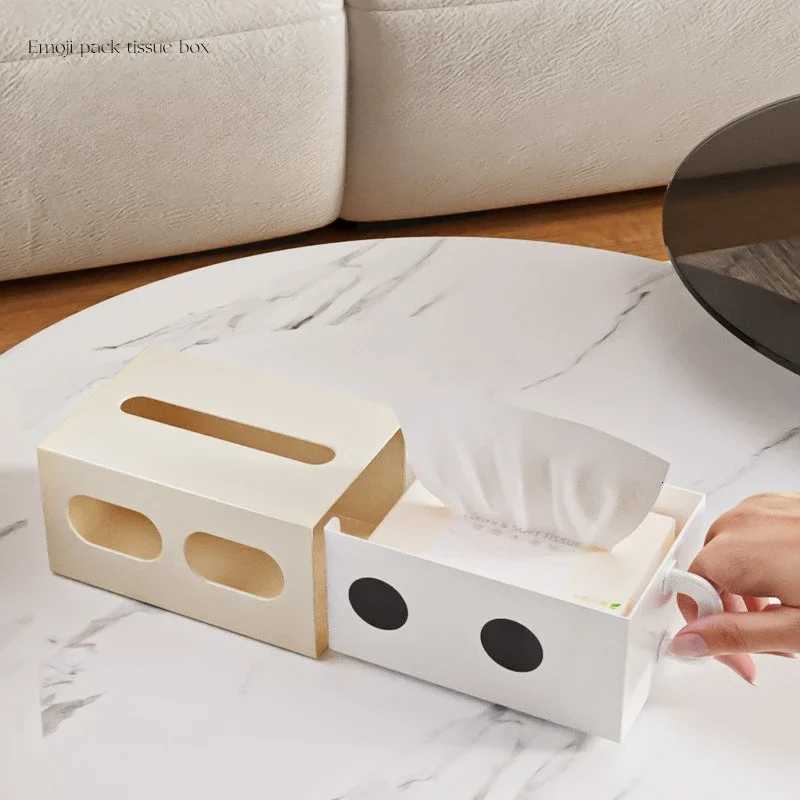 Big Eyed Tissue Box Living Ro He Paper Box Table Decoration Creative Dining Table Cute Facial Expressions Tissue Storage Box H251201