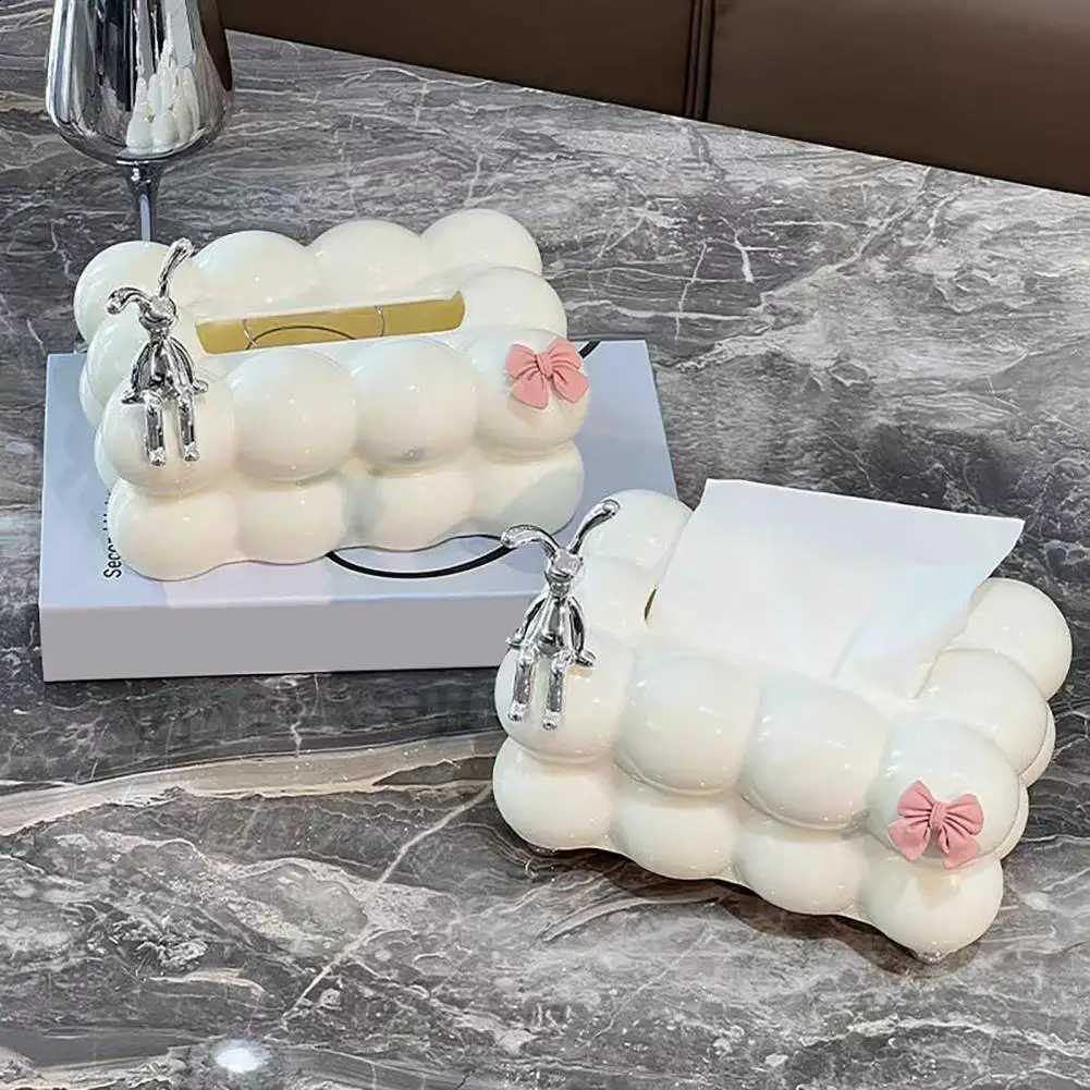 Opening Tissue Cover Cloud Design Kitchen Tissue Box Napkin Holder Capacity Paper Case Organizer Desktop Ornament Shape for He H251201