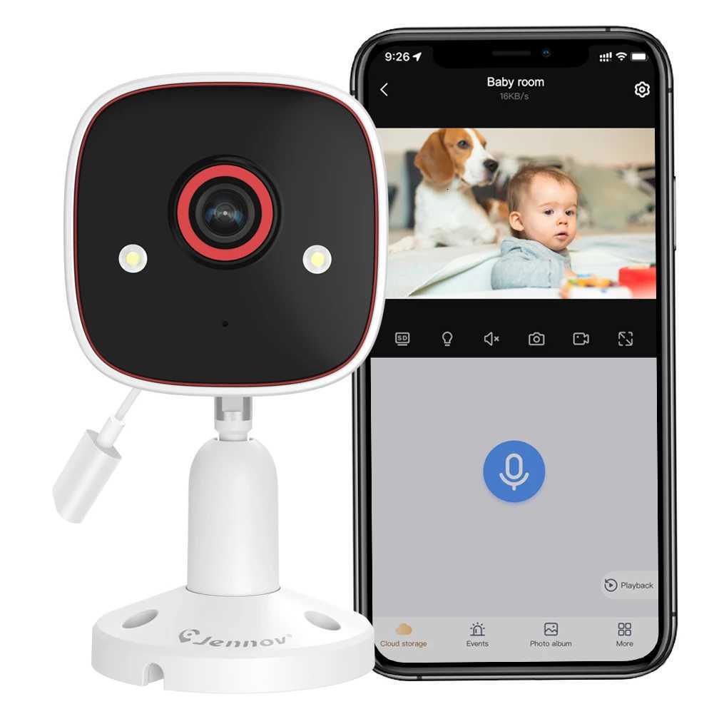 2K Indoor WiFi He Security Camera 2-Way Au Cloud SD Card Storage Ai Detection P HD Smart He Baby Monitor Pet Dog Cam C251202