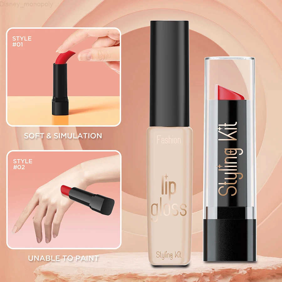 Disney 10 Pcs Simulation Girl Beauty Play Cosmetics Set Educational Makeup Toys Princess Play House Cosmetics Bag Gifts for Kids Girl H251202