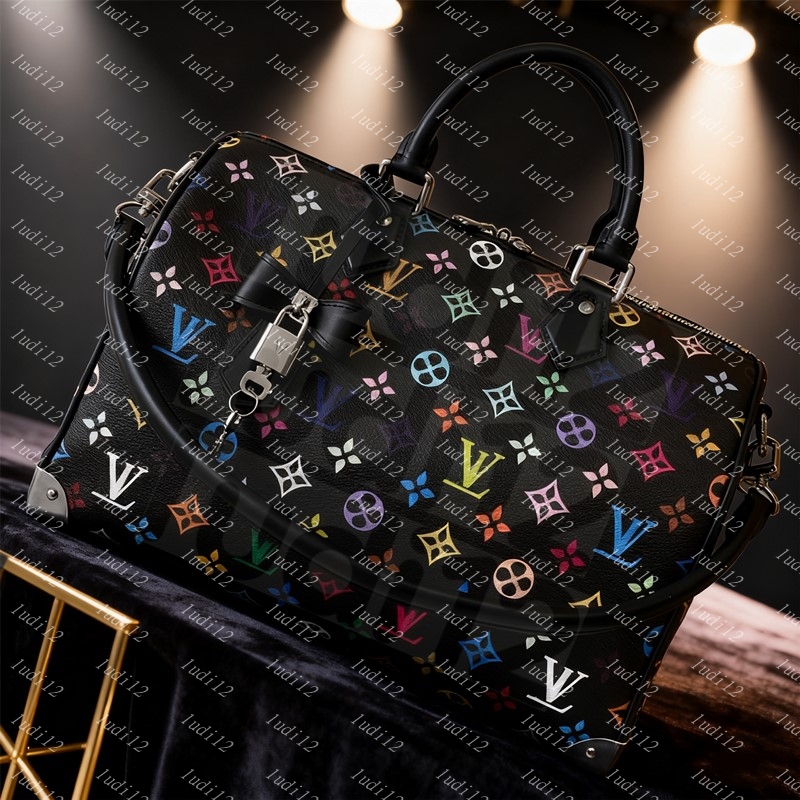 High quality Womens crossbody shoulder bag Speedyss 30 bag designer handbag Luxury pillow bag mirror quality shopping bag 2PCs purse leather chain underarm tote