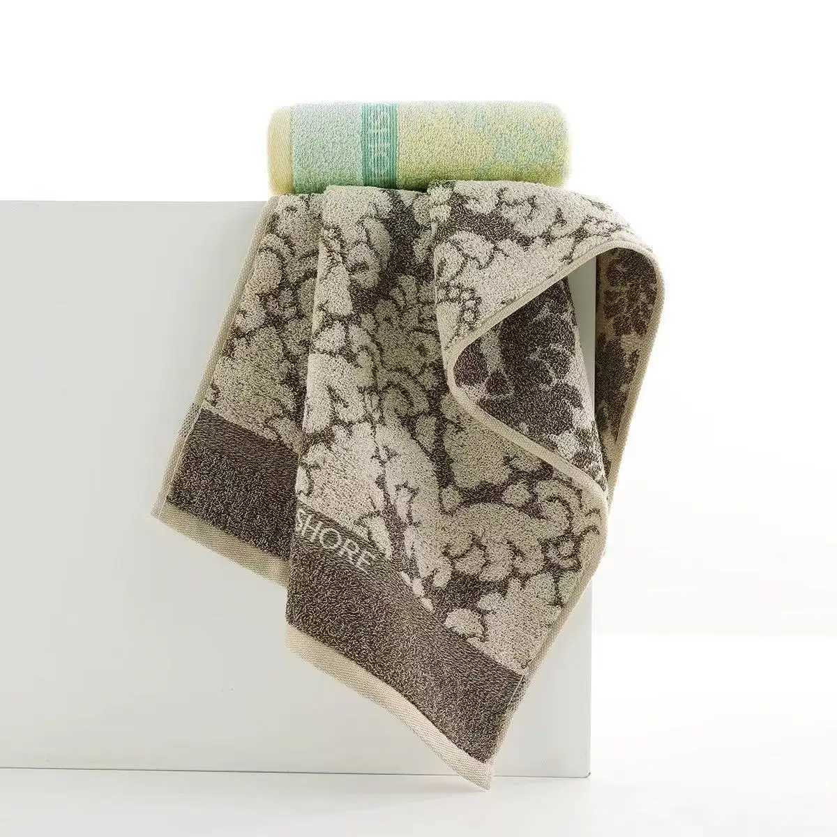 Cotton towel fancy thread forged face towel soft absorbent durable dirty face wipe hands adult household Y251202