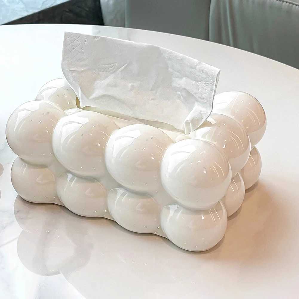 Cloud Tissue Box Minimalist Bubble Tissue Holder Creative Cotton Candy Design Tissue Organizer Living Ro Kitchen Decoration H251201