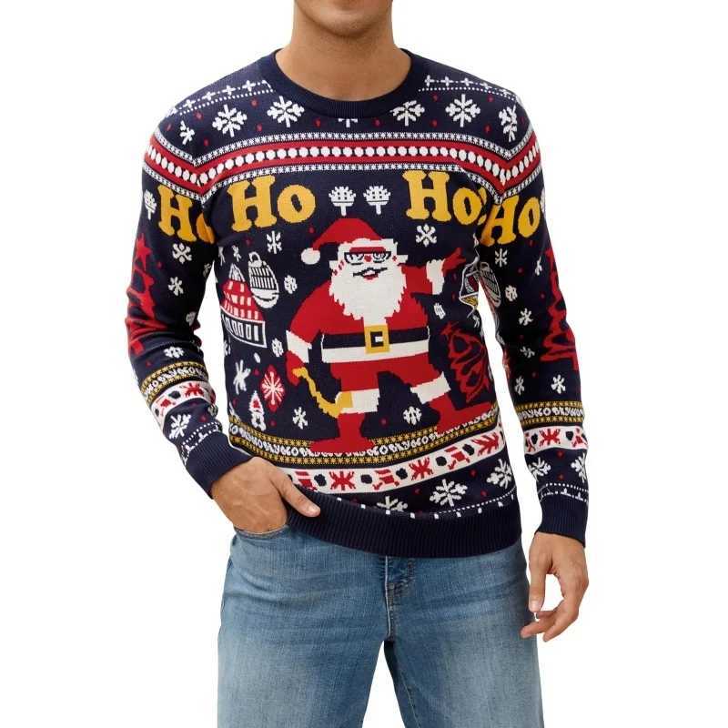 Santa Claus Pattern Hoodie For Men Christmas Deer Snow 3D Printed Pullover Autumn Women Hoodies Long Sleeve O-Neck Sweatshirts J251203