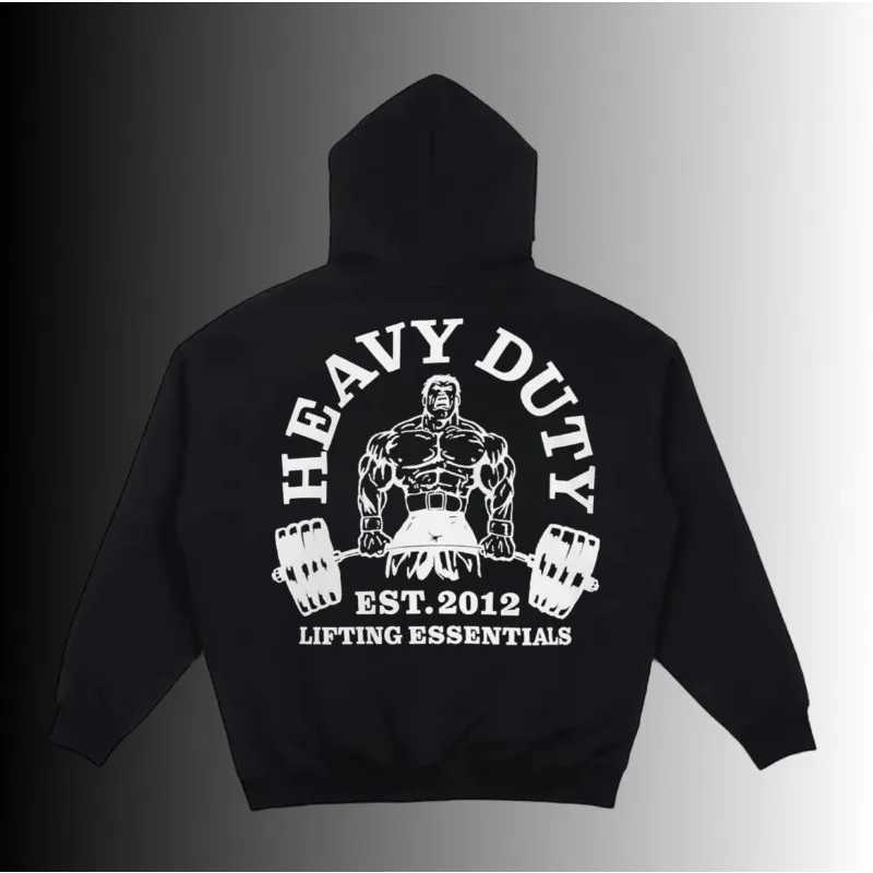 Arnold Pattern Printed Mens and Womens Cotton Hoodies Without Drawstrings Loose Warm Sweaters Long Sleeves Fleece Pullover J251203