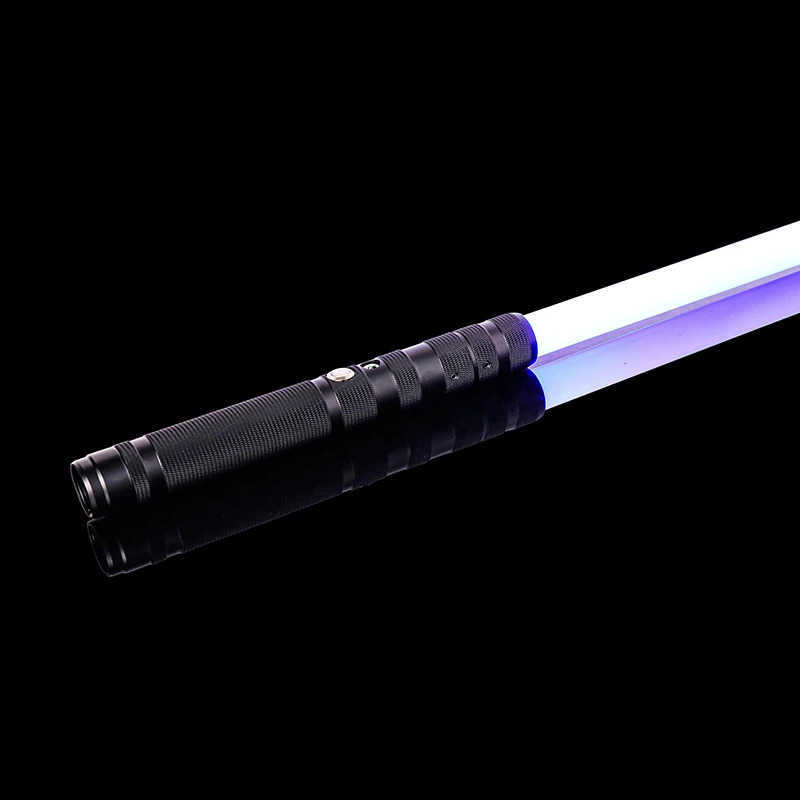 Disney Metal Handle RGB Cosplay Double-edged Lightsaber Laser Sword 16 Colors Change LED Switchable Sound And Light For Boys Girls Gift H2512021