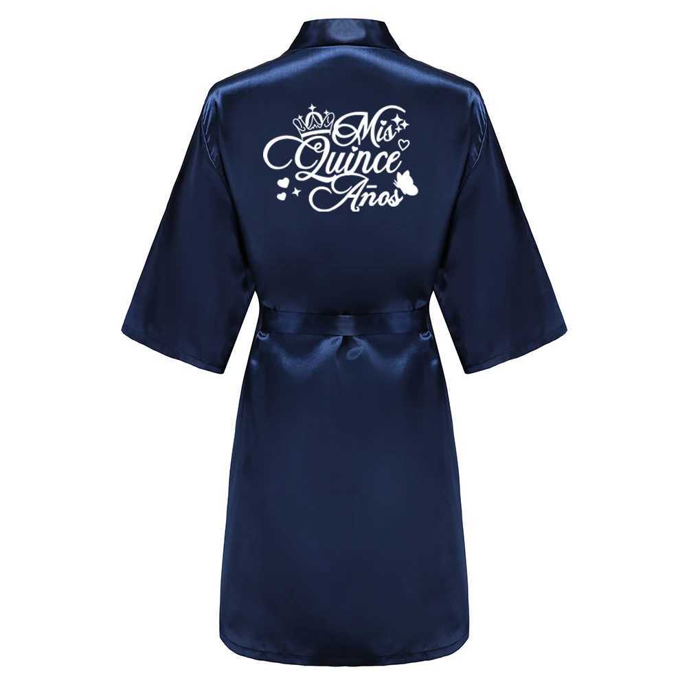 Mis Quince Aos Bathrobe Mama de la Quinceaera Robe Woman Homewear Party Gift C251202