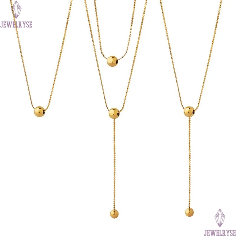 double chains stainless steel gold chain necklace designer for woman party home pendant necklaces school choker women jewelry travel birthday friend g