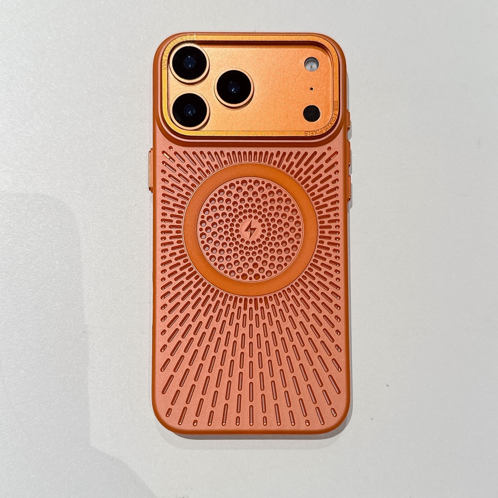 Magnetic Phone Case iPhone 17 Pro Max Compatible With Apple 16/15 Pro Shockproof Hollow Design Case