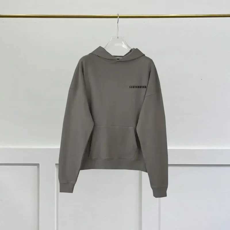 Season 7 Double Line Front and Back Double Row Flocking Letter Hoodies Classic High Street Mens Hoodie Loose Casual Couple Coat J251203