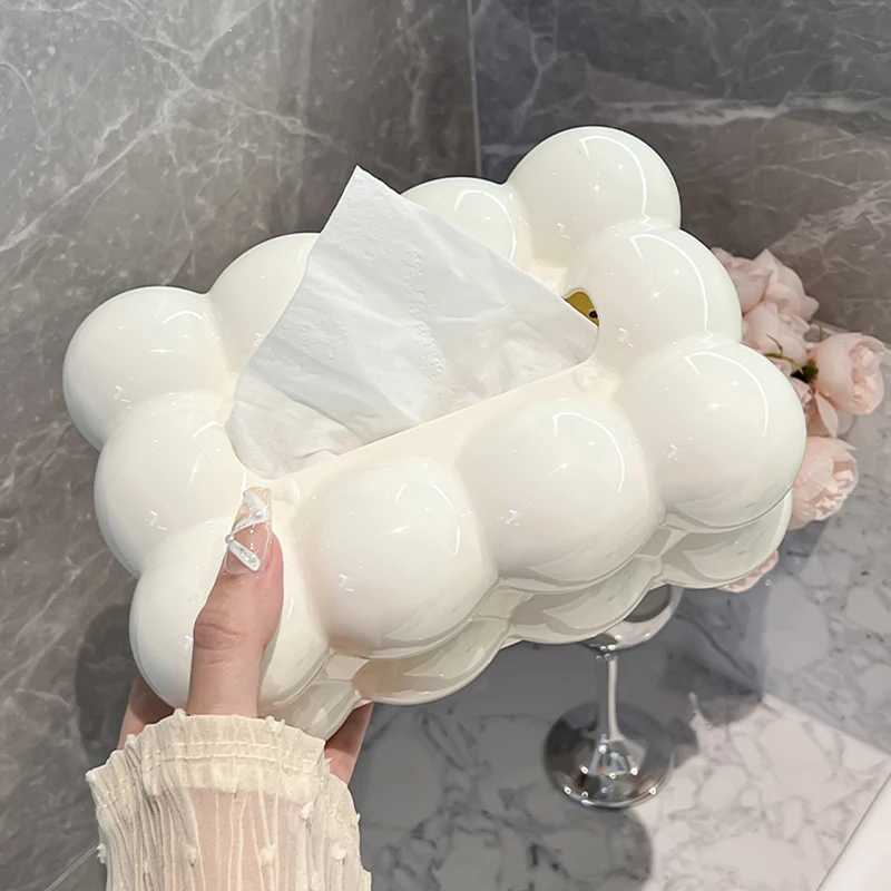 High Aesthetic Tissue Box He Living Ro High-End Tissue Storage Paper Box Style Napkin Box H251201