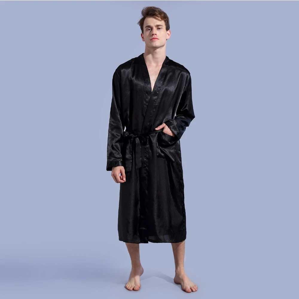 Groom Robe Emulation Silk Soft Home Bathrobe Nightgown For Men Kimono Customized Name and Date Personalized for Wedding Party C251202