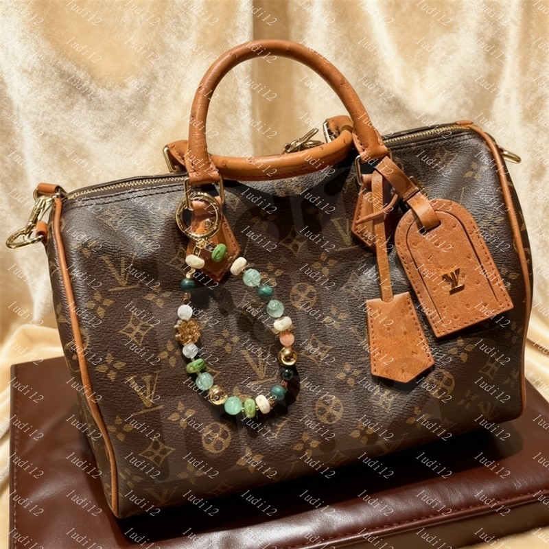 Daily outfits Womens crossbody shoulder bag Speedyss 30 bag designer handbag Luxury pillow bag mirror quality shopping bag 2PCs purse leather chain underarm tote