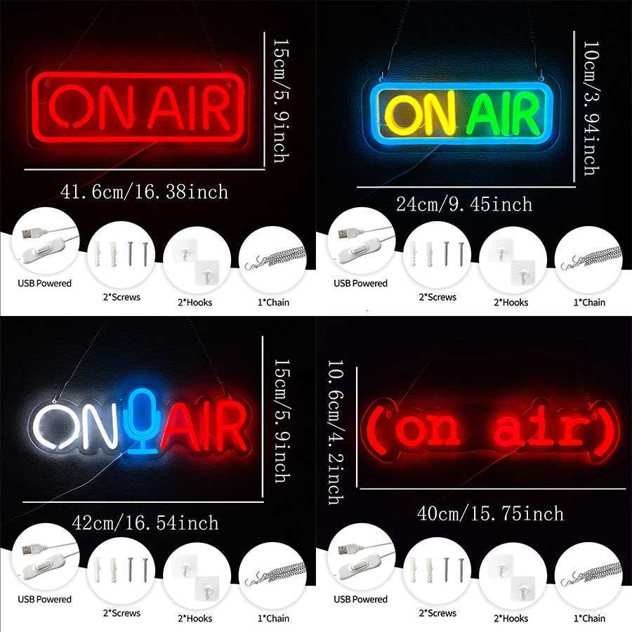 On Air Series Neon Signs Used For Decor Of Recording Studio Broadcasting Studio And Music Studio And As Gifts For Gamers H251201
