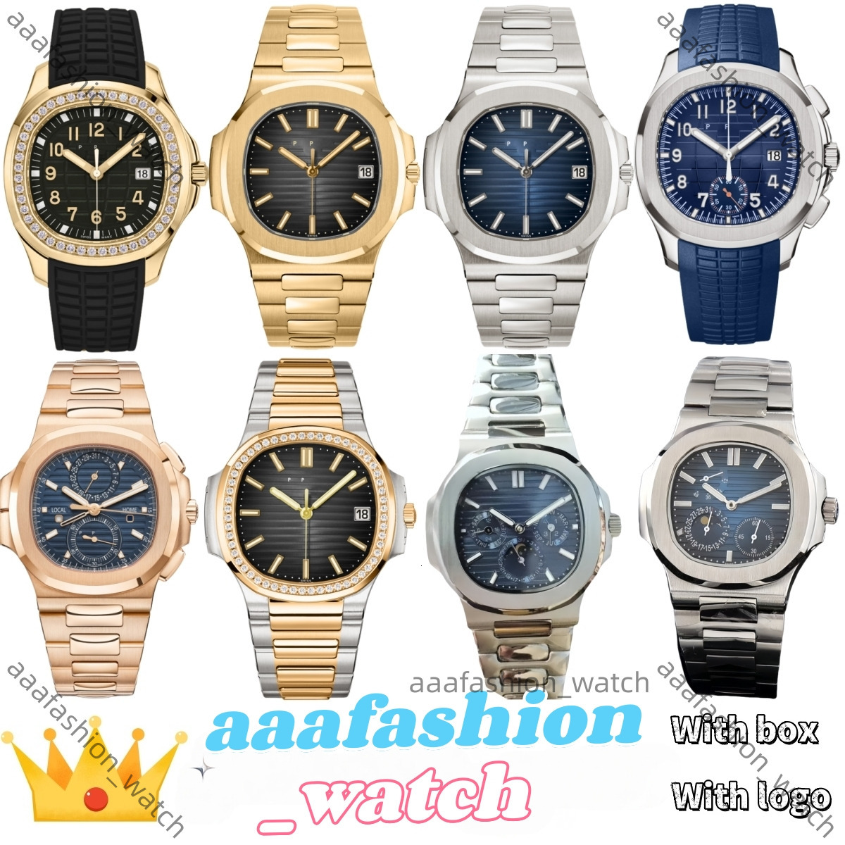 AAA Patekedity Philipeity Watch 5711 Nautilius Luxury Mens Designer Patekly Watch Man Watch Woman Top Quality Super Clone Quartz Mechanical Automatic Watch Box 39a