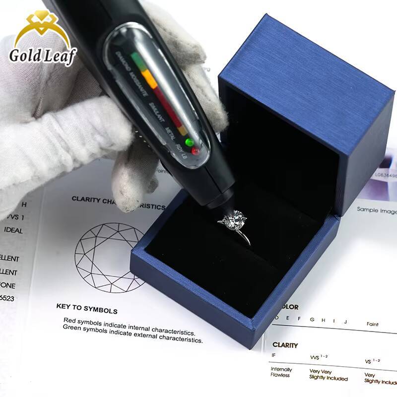 2CT Round Brilliant Lab Gown Diamond Solitaire Ring IGI GIA Report Cvd HPHT Lab Grown Created Diamond Solid Gold Diamond Ring