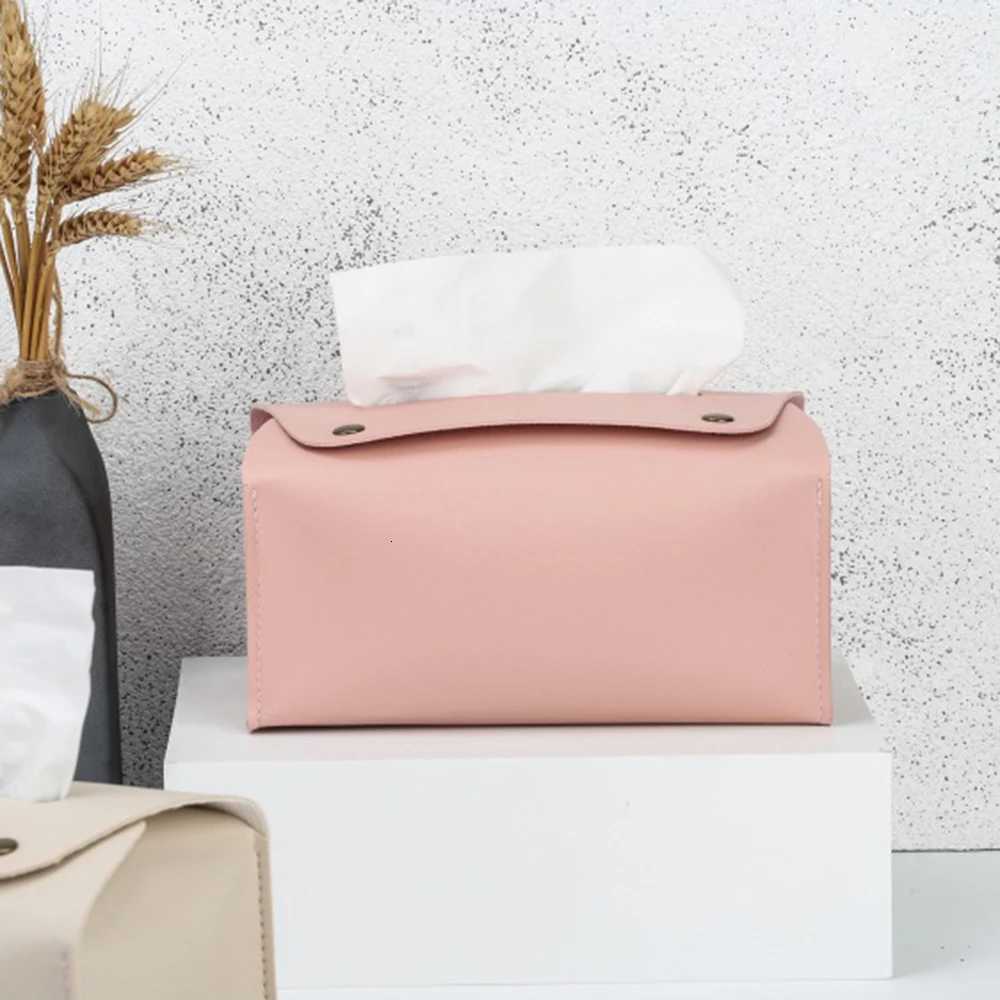 1 Household Pu Leather Tissue Box Desktop Decoration Suitable For Dining Ro Living Ro Kitchen Tissue Storage Box H251201