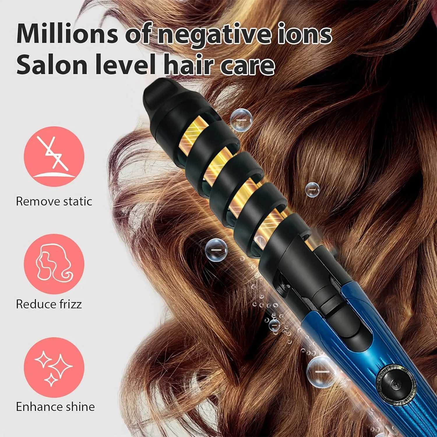 2-in-1 Curling Iron Set Instant Heat Up for Short Medium and Long Hair Wens Hair Tools Holiday Gifts C251202