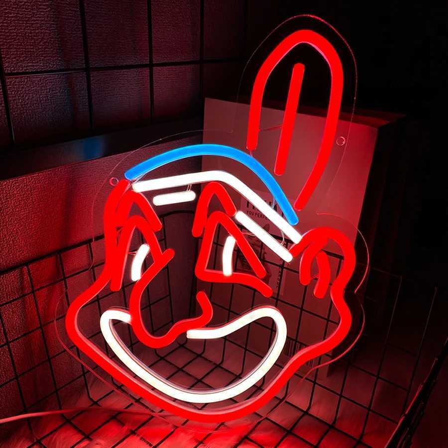 Animation Neon Sign Cartoon Character Icon Game Player Gift Used For Bedroom Game Room Man Cave Party Decor Christmas Gift H251201