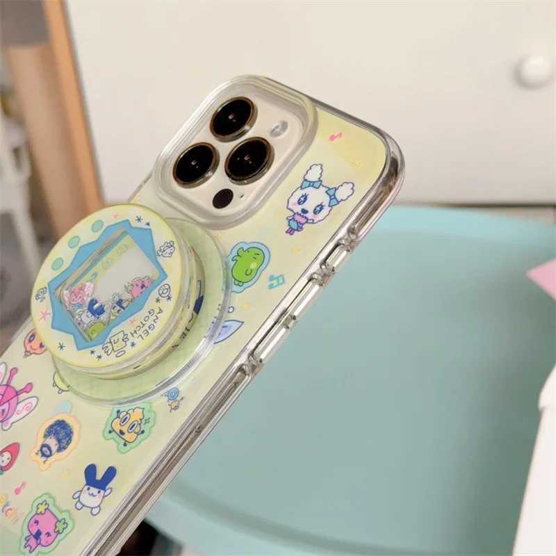 Kawaii funny cartoon For magnetic Stand Phone Case For iPhone 16 Pro 15 14 13 12 Pro Max Cute Funda protective cover J251202