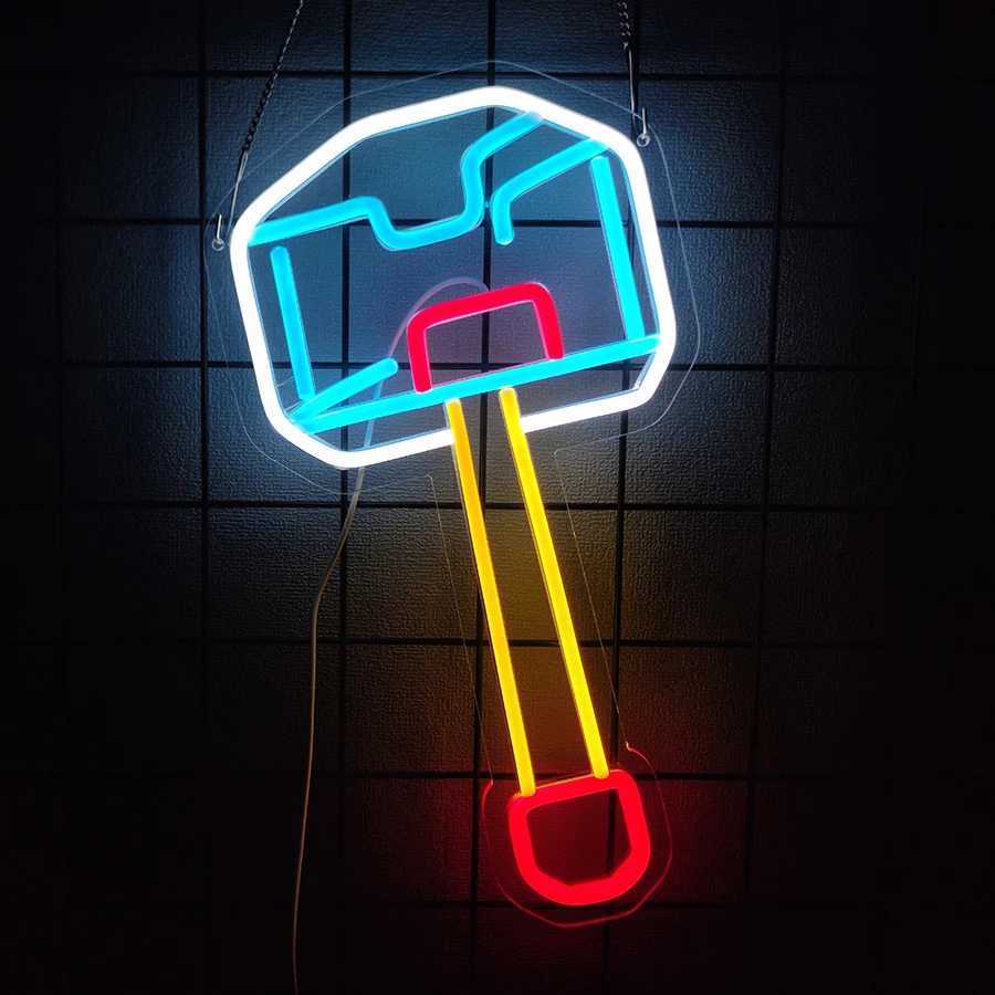 Animation Neon Sign Cartoon Aesthetic Operation Lamp Wall Decor Used For Room Game Room Club Office Man Cave Wall Lamp H251201