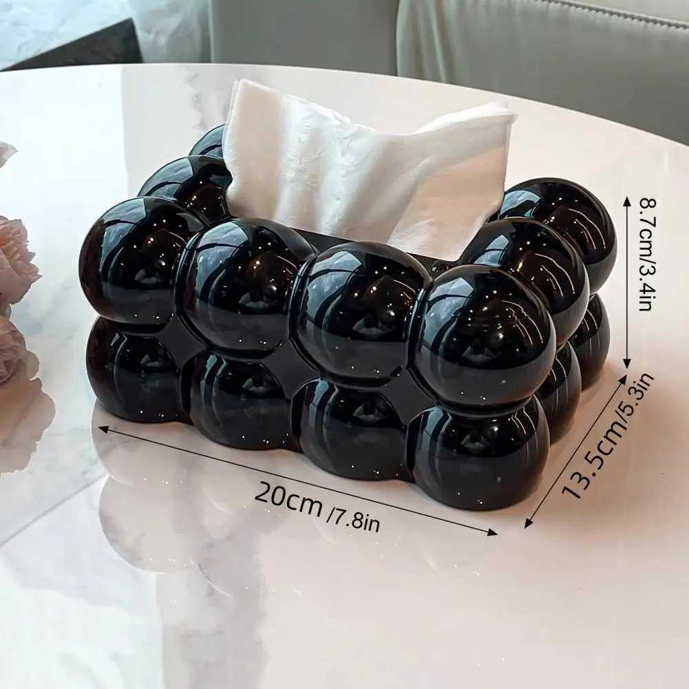 Tissue Container Luxury Tissue Box Holder With Capacity Spring Design Elegant Desktop Organizer For He Stylish Tissue Box H251201