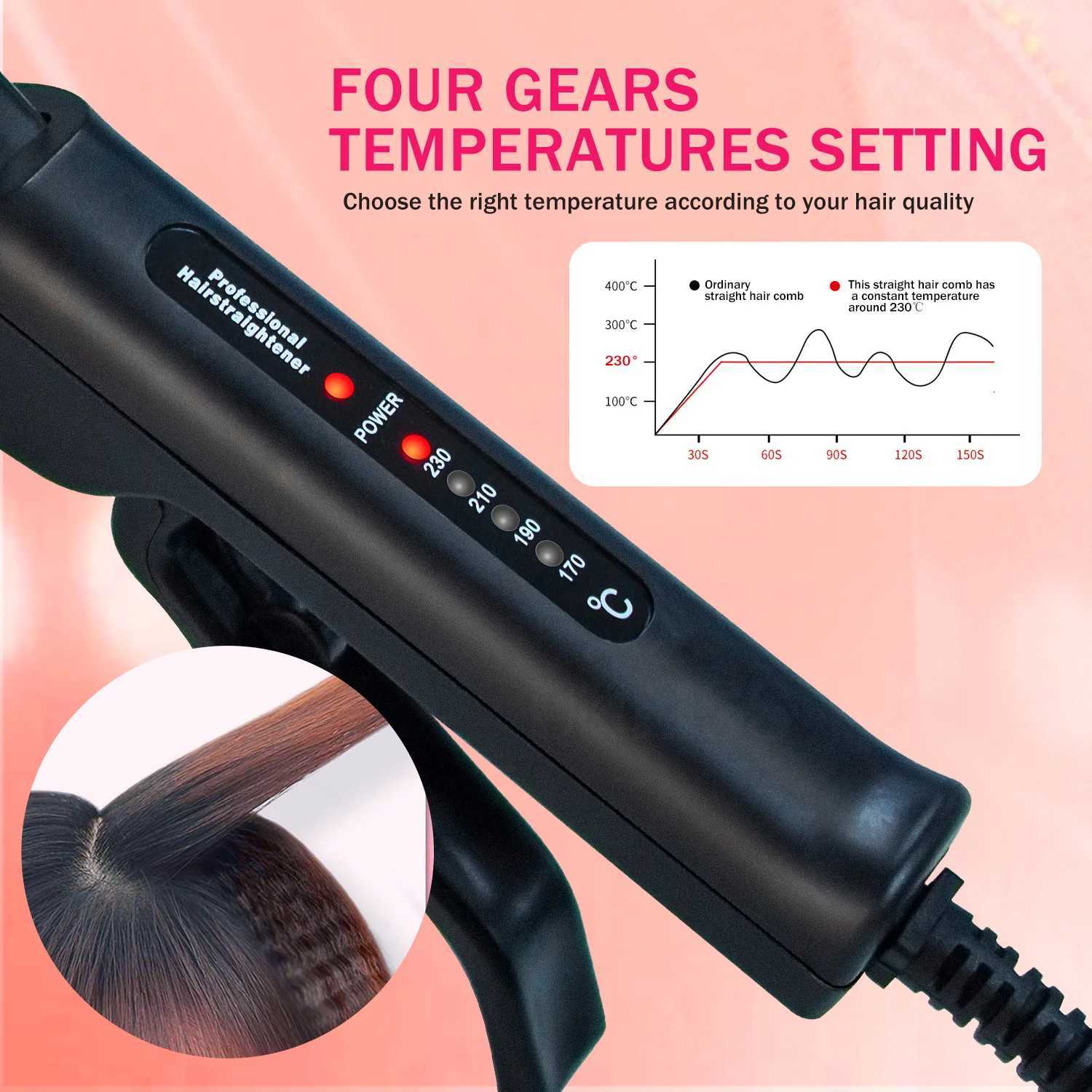 Hair Curler Flat Iron Corn Curls Corrugation Wave Ceramic Tourmaline Ionic Curling Iron Tongs Hair Styling Crimper Dropsing C251202