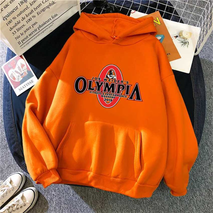 OLYMPIA Printed Gyms Harajuku Funny Women Hoodie Clothes Male Womens Fashion Hoodies Oversized Sports Sweatshirt Hoody Unisex J251203