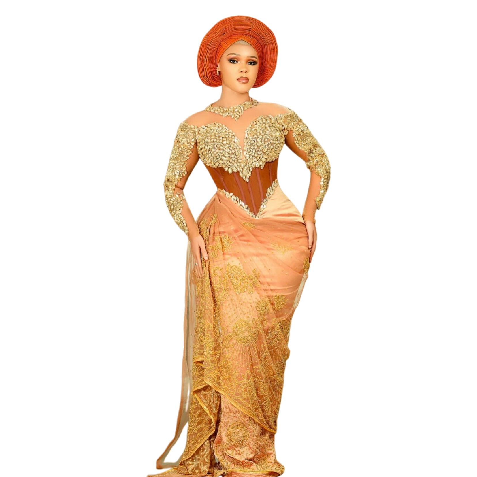 Aso Ebi Champagne Sheath Prom Dresses 2026 Crystals Sheer Neck Lace Evening Formal Party Second Birthday Engagement Gowns Plus Size Dress For Special 