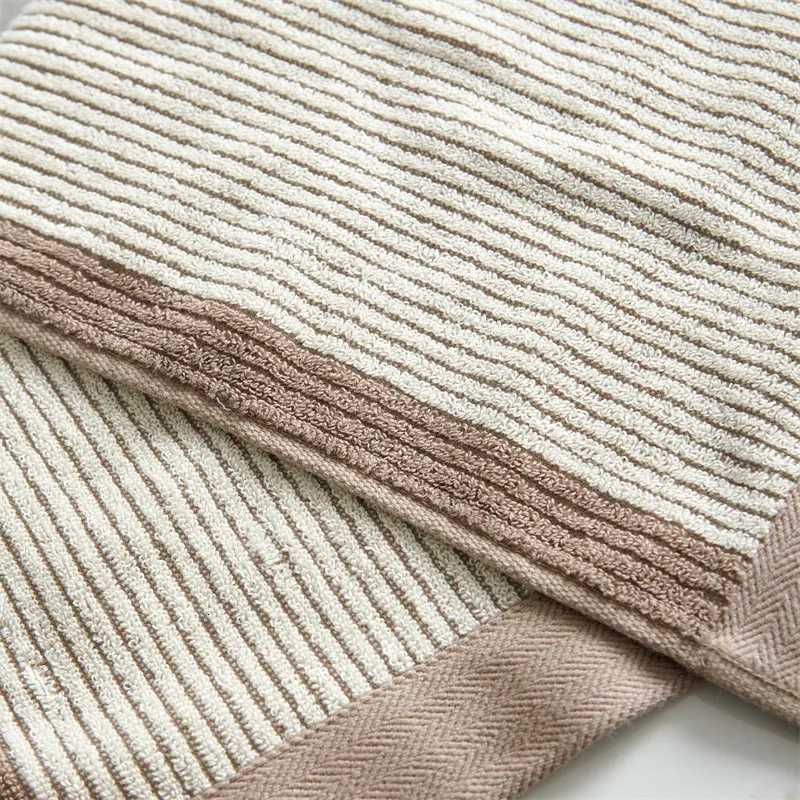 2pcs Luxurious Cotton Towel Set Ultra Soft Highly Absorbent Bath Towel Face TowelWashcloths For Home Bathroom Men Womne Y251202