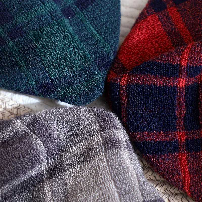 Japanese Style Cotton Plaid Towel British Style Bathroom Face Towel Super Absorption Homestay Hotel Towel Y251202