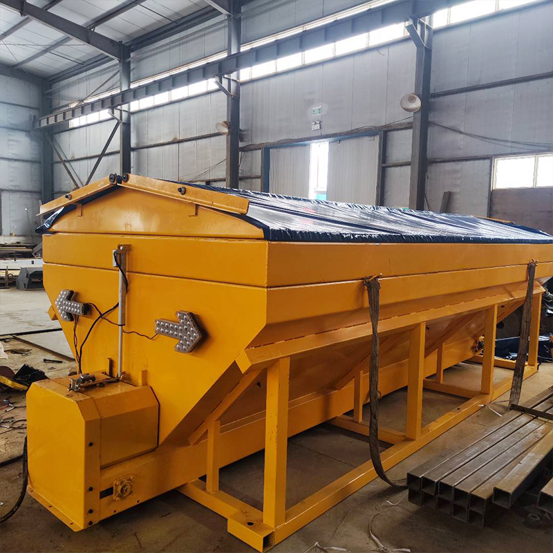 Industrial-Grade Poly Salt Spreader | Corrosion-Proof Hopper for High-Volume Municipal & Airport Winter Maintenance