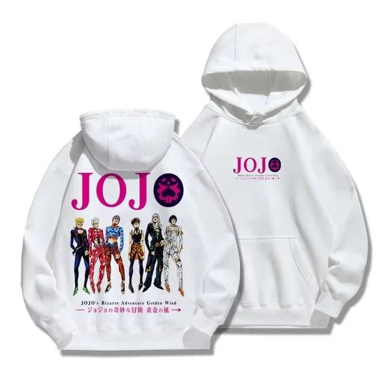 Anime JOJO Adventure Jotaro Kujo pattern autumn and winter hoodie womens fashion hip-hop mens long-sleeved sweatshirt J251203