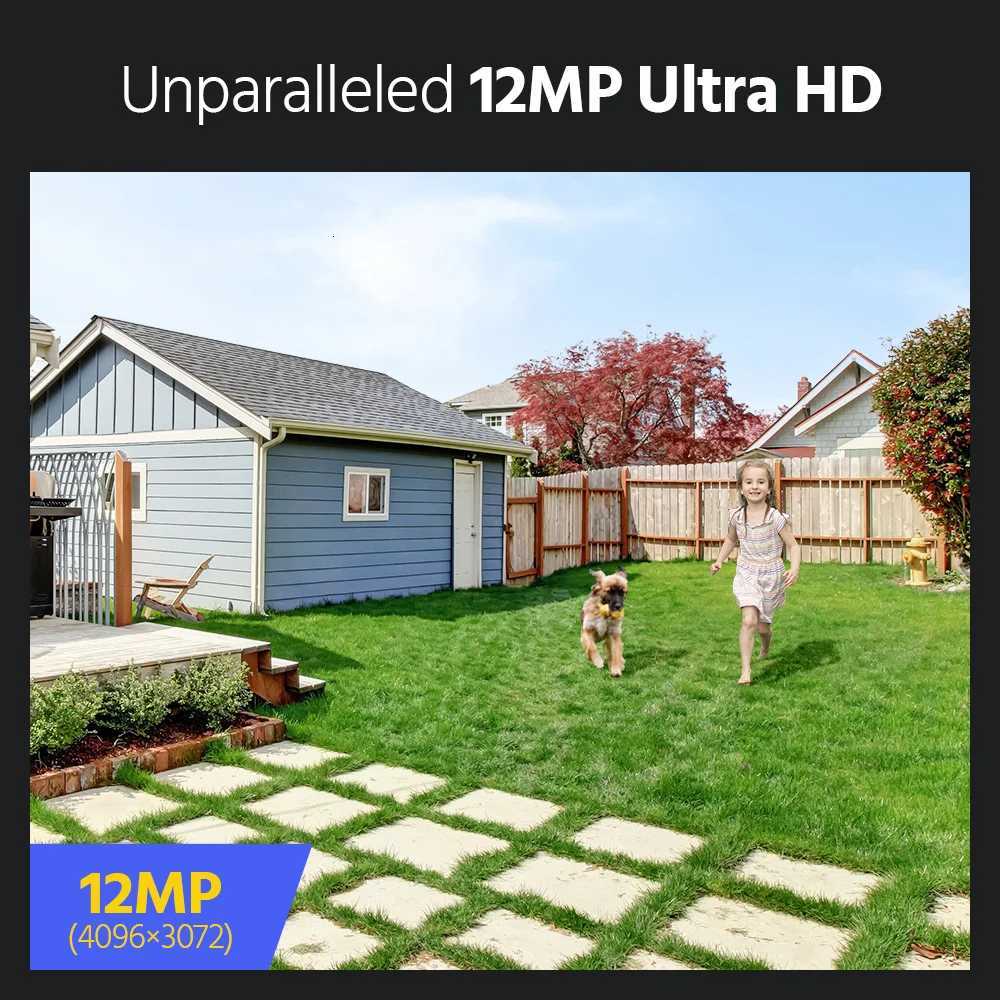 ANNKE 12MP Outdoor Smart Dual Light PoE Security Camera Color IR Night Vision Built-in Microphone IP67 Smart He H265 C251202