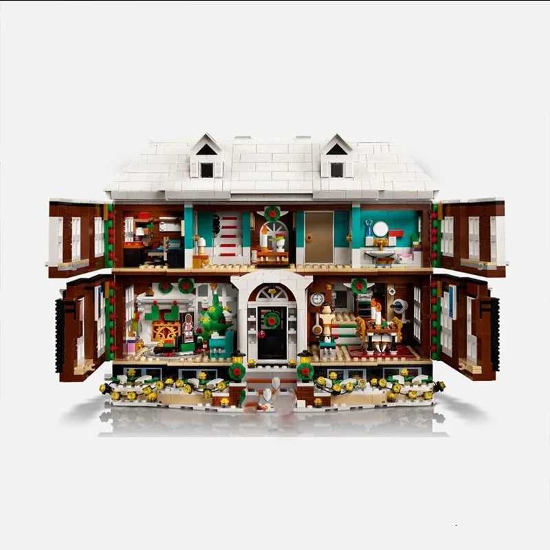 Ideas Movie 3955pcs Moc He Alone House Set Model Building Blocks Bricks For Boy Kids Christmas Gifts C251203