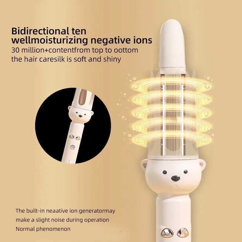 Fly autatic curling stick lazy curling tool electric rotary curler large curling without damaging hair C251202