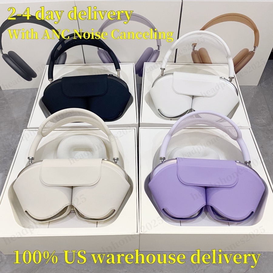 For airpodspro max Headphones airpods max 2 pro 3 Accessories Wireless Headphones Earphone ANC Top Quality Metal Earmuffs TPU Headphones case