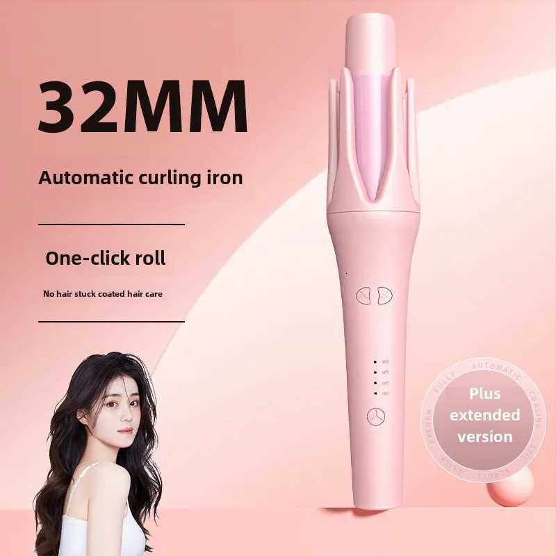 Fly Autatic Hair Curler Portable Curling Wand with Anti-Scald New Hair Curling Iron Anti-Tangle Hair Curler for Hair Styling C251202