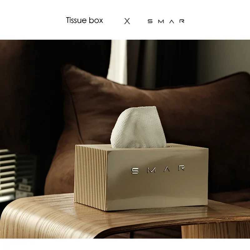 Nordic Italy Style Tissue Box Light Luxury Style He Paper Box Creative Table Desktop Napkins Face Towels Storage Box H251201