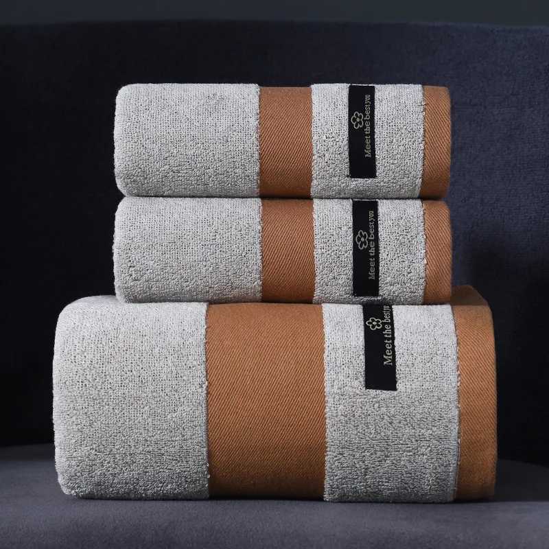 Soft Luxury Premium Cotton Towels Bath Towel Thick Solid Color Adult Household Use All Cotton Absorbent Face Towel Bath Towel Y251202
