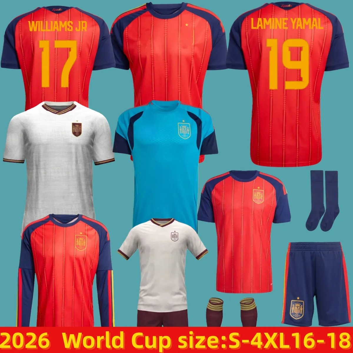 4XL 2024 25 26 Men kids kit Spanish Espana football shirt soccer jersey TORRES GAVI RODRIGO PEDRI LAMINE YAMAL MORATA home away womoen National team Camiseta