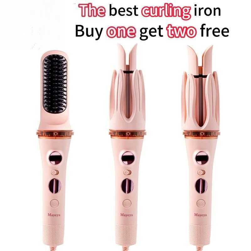 Mayeya Flawless Instant Naturalwaves Autatic Curler with LED Display Adjustable Temperature C251202